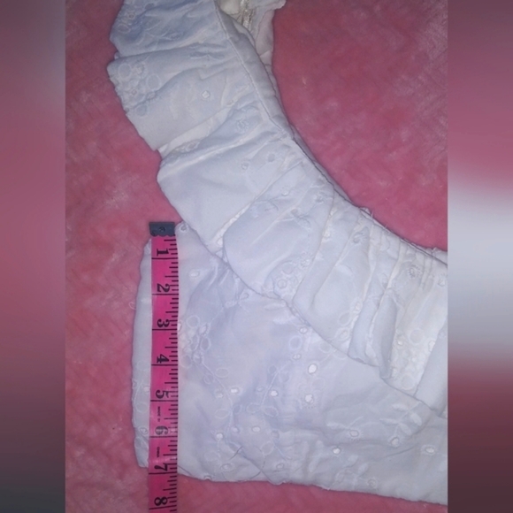 Zara Crop Top with Cutwork Embroidery size plus XXL - Picture 6 of 9